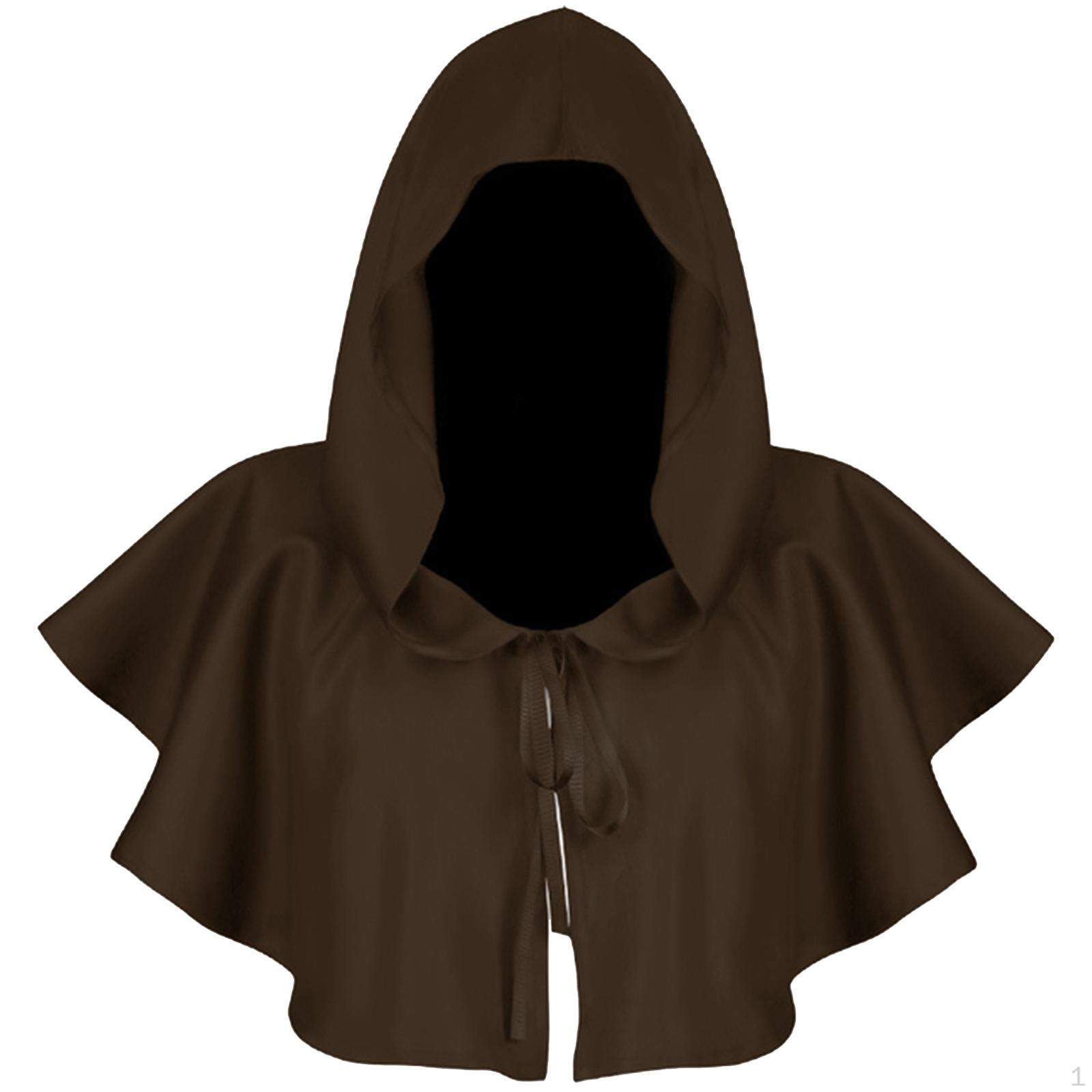 

Grim Cowl Cloak Medieval Wicca Pagan with Cosplay Costumes ed Poncho