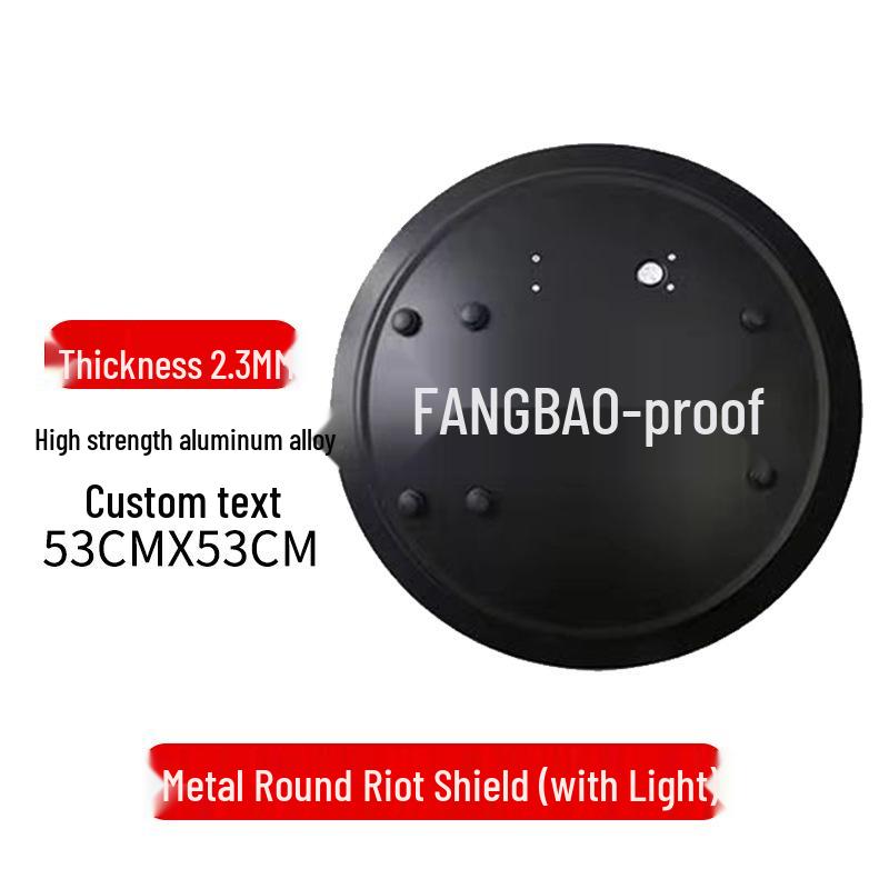 Compact Aluminum Alloy Anti-Riot Shield for School Security