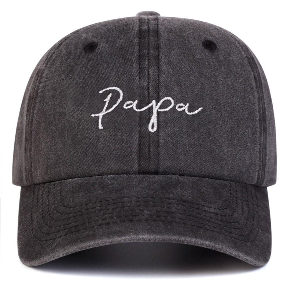 Vintage Parents Couple Baseball Hats Washed Cotton Baseball Cap Fashion Dad Hat  Gift