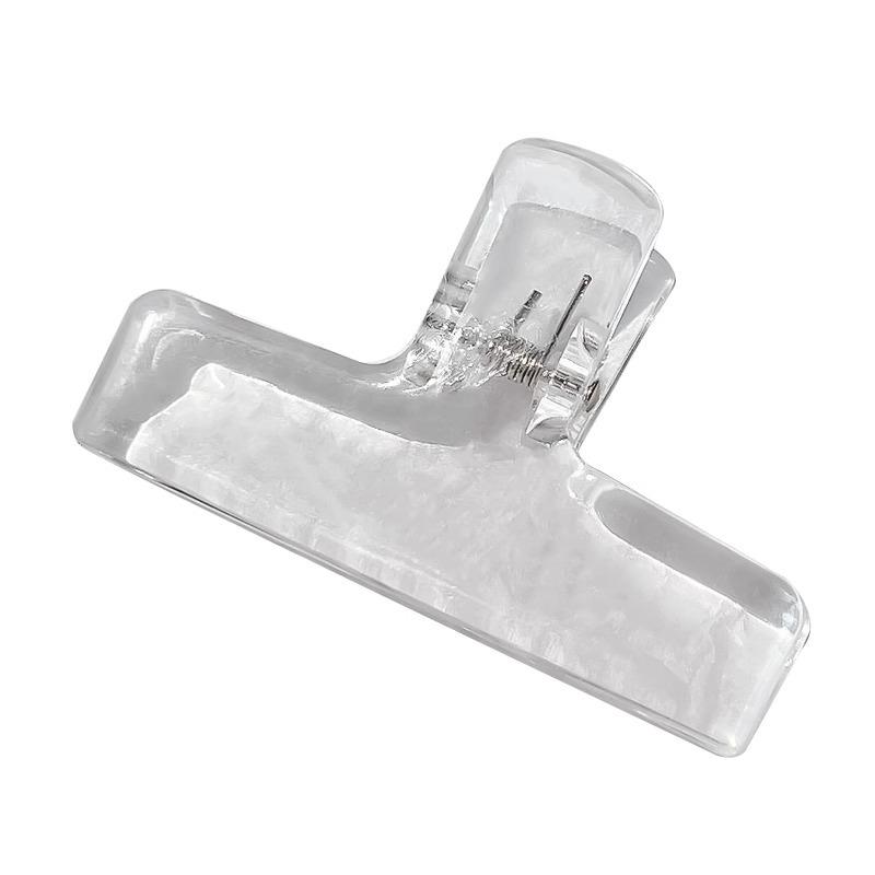 Transparent Acrylic Bulldog Clips for Documents and Tickets - Stylish, High-Value for Students and Office Use