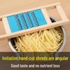 Safe Grip Thick Shredder for Potatoes and Vegetables - Grate, Peel, Slice & Shred with Ease