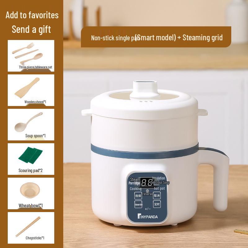 Multifunctional Electric Rice and Porridge Cooker with Steaming and Hot Pot Features
