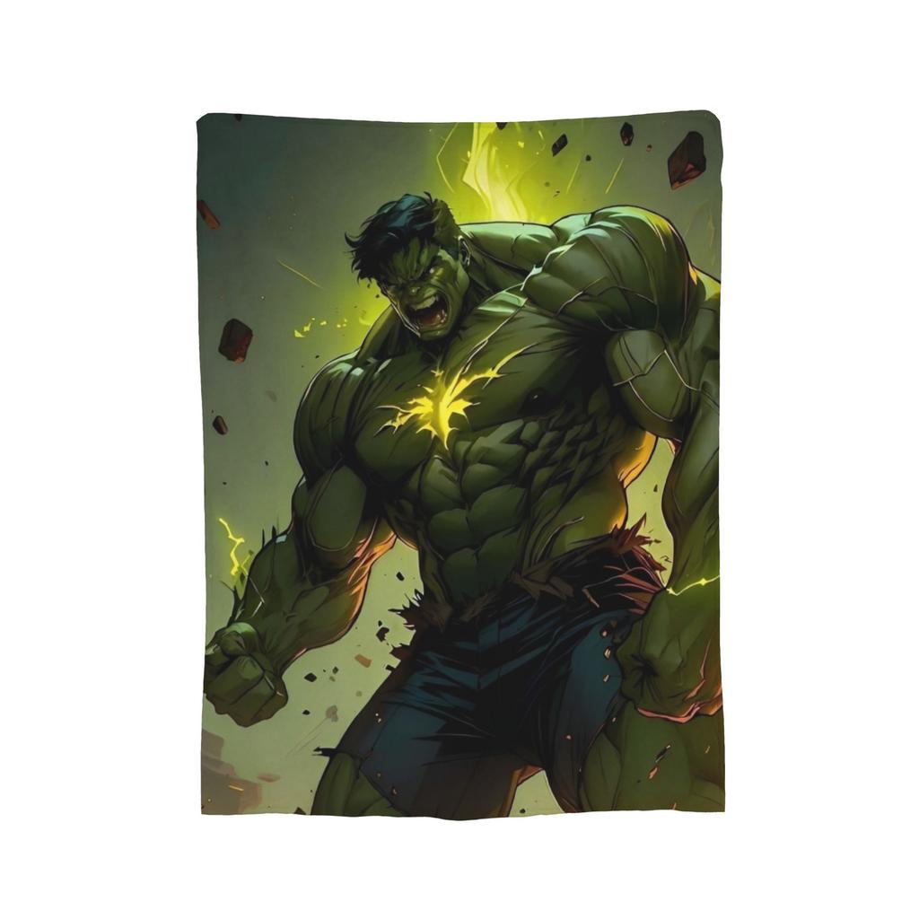 Hulk Retro Vintage Samt-Kuscheldecken Decke für Bettwäsche Sofa Super Warm Bettüberwurf,