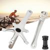 Aluminium Alloy Folding Bike Integrated Hollow Crank Left and Right Set Contains Middle Shaft Screw
