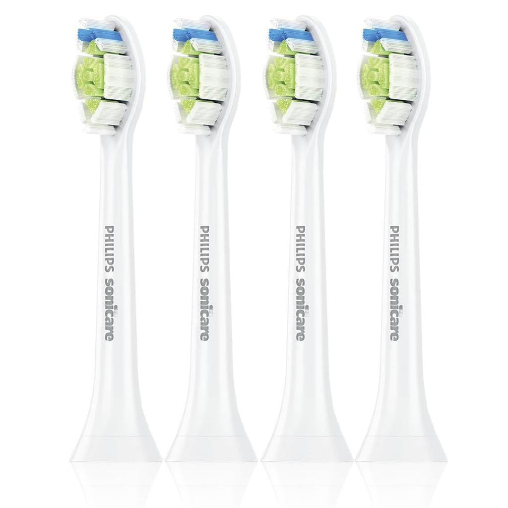 Philips Sonicare W2 White Plus Replacement Brush Heads of for Electric Toothbrushes (Set 4) (HX6064/65)