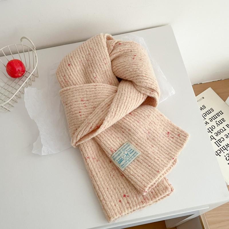 Womens Winter Wool Blend Knitted Beaded Scarf Gloves Set Casual Chic Accessory In Multiple Colors