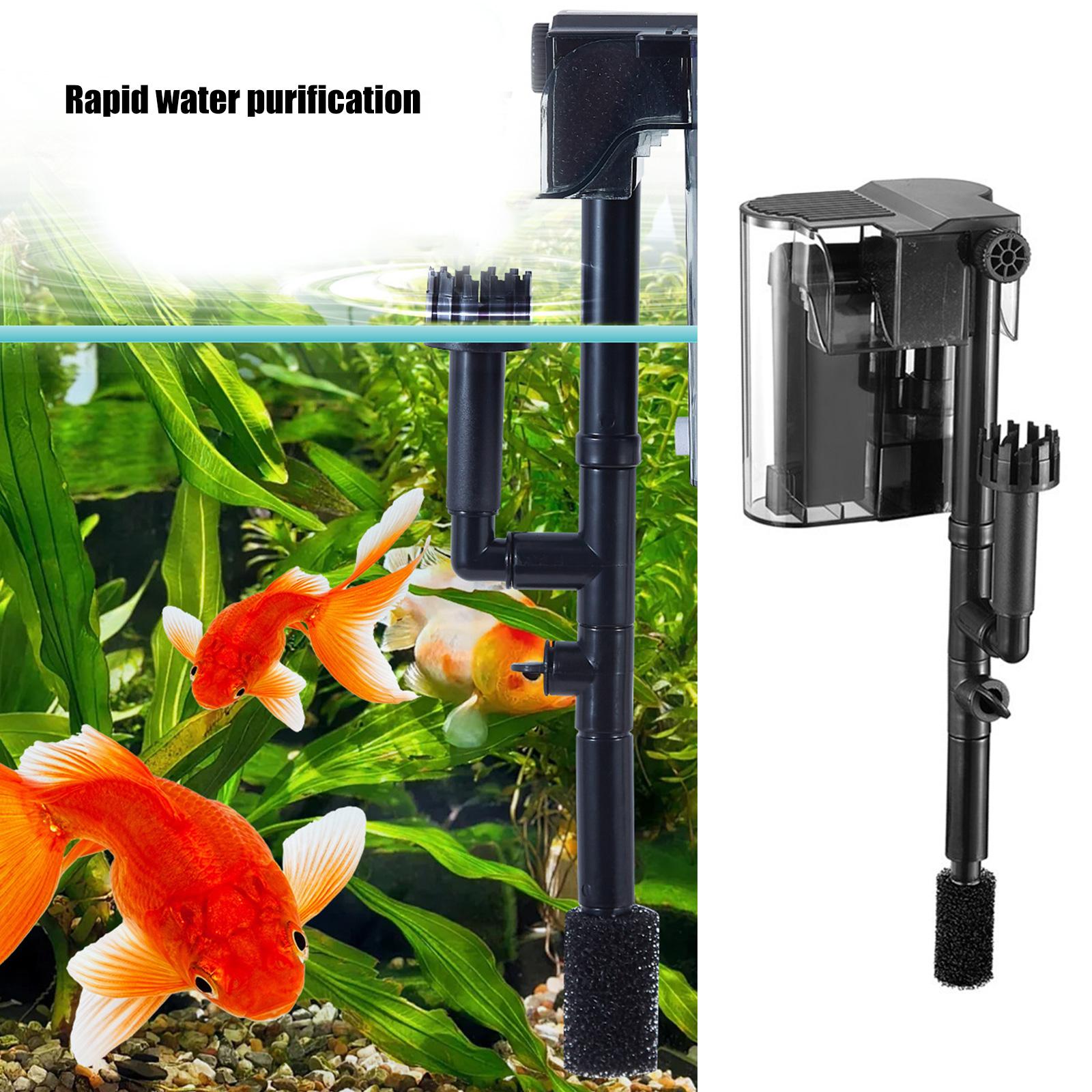 Extendable External Filter Water Purification System Multilayer Filtration Water Circulation For Aquarium And Home Use