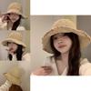 Stylish Ins Flower Foldable Straw Hat For Women Summer Beach Sun Protection