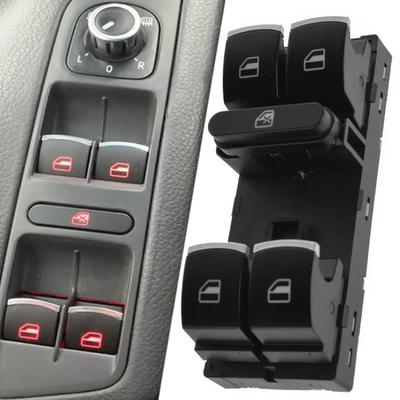 For VW Passat B6 Tiguan Golf Jetta CC Caddy Eos 2003-2011 Electric Power Window Lifter Master Control Switch Button Front Left