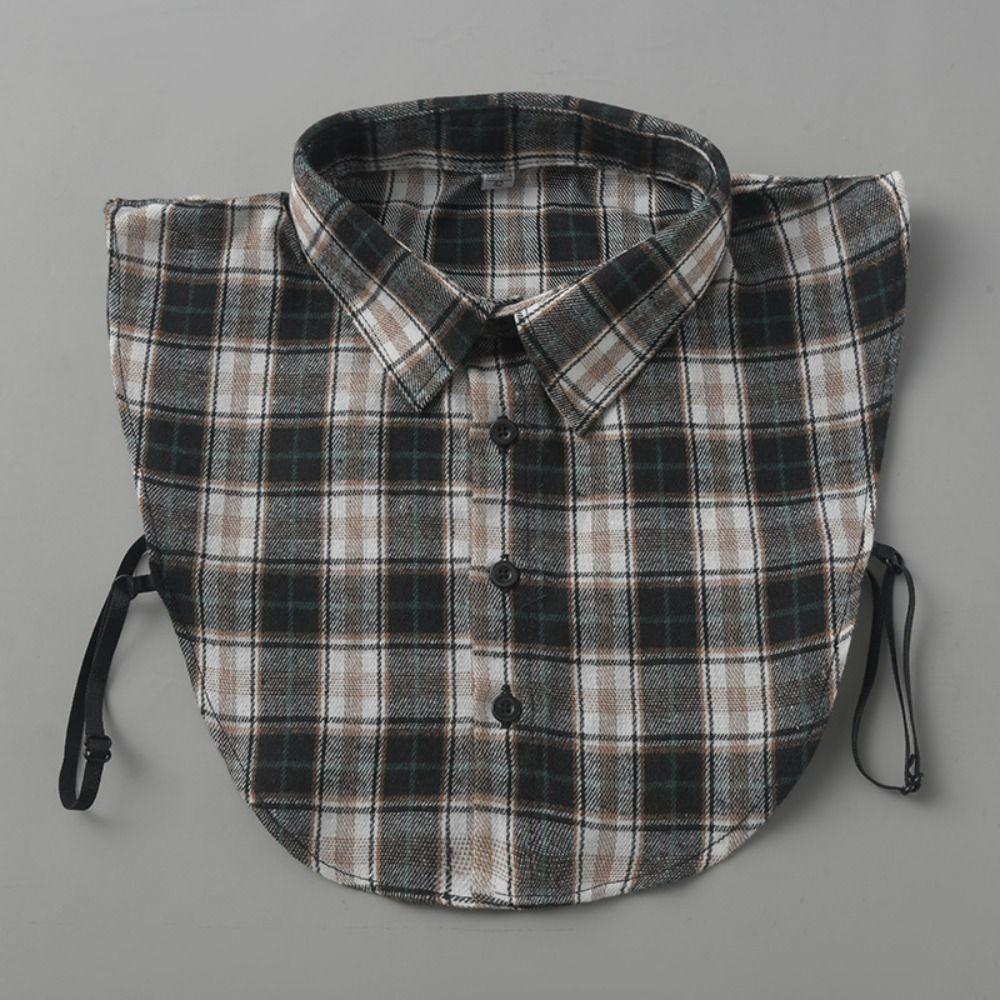 Top Neckwear Detachable Collar Cotton Lapel Fake Collar Vintage False Shirt Collar  Blouse Wear