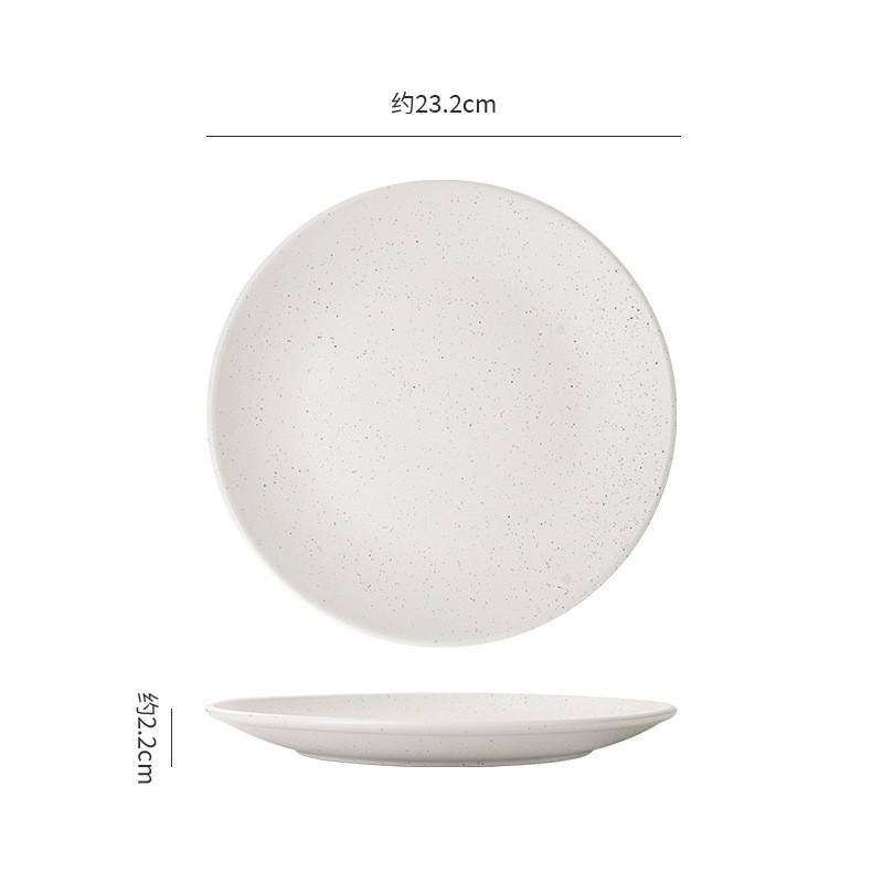 Minimalist Nordic Ceramic Dinnerware Set - Salad Bowl Soup Plate Steak Dish Small Side Coffee Cup Dishwasher Safe