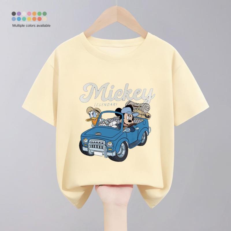 Y2k Colorful Big Sister Letter Printed T Shirts Manga Kids Children's T-shirt Shirt Sleeve Girls Summer Spring Casual Top Tee