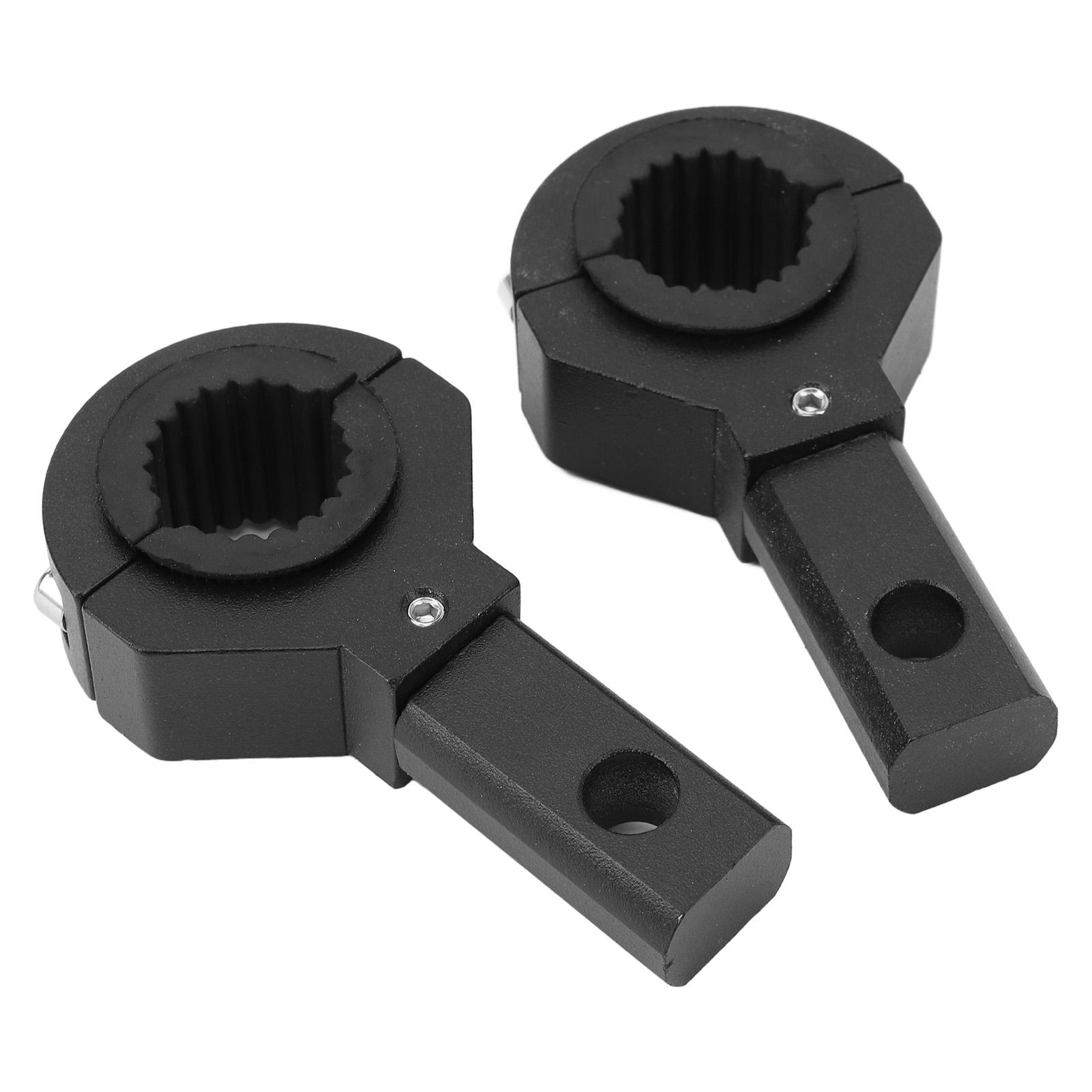 

Pair of 0.75in 1.18in ATV UTV Light Bar Mounts 360 Degree Rotating Firm Sturdy Tube Roll Cage