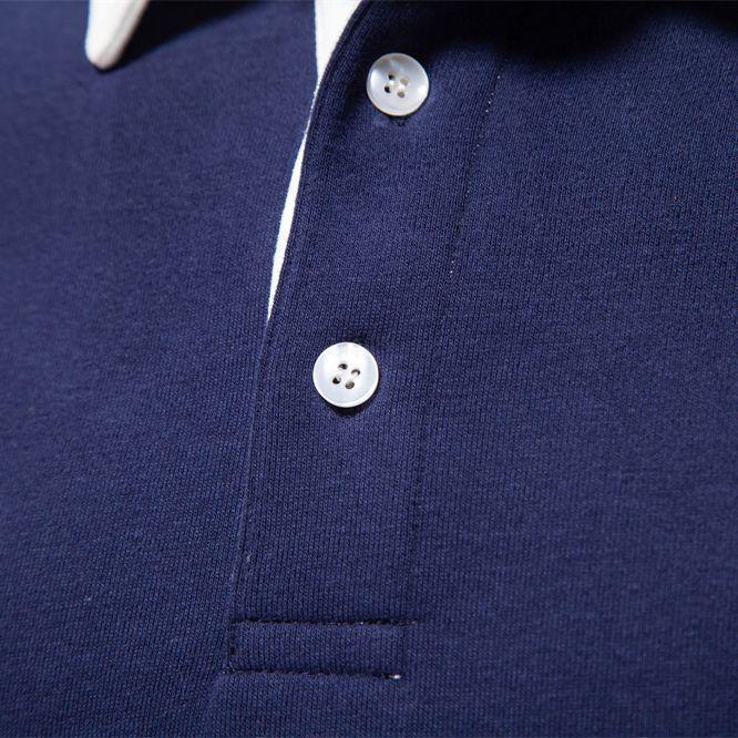 2024 Men's European Size Long Sleeve Polo Collar Sweatshirt - High Quality, Casual, and Versatile