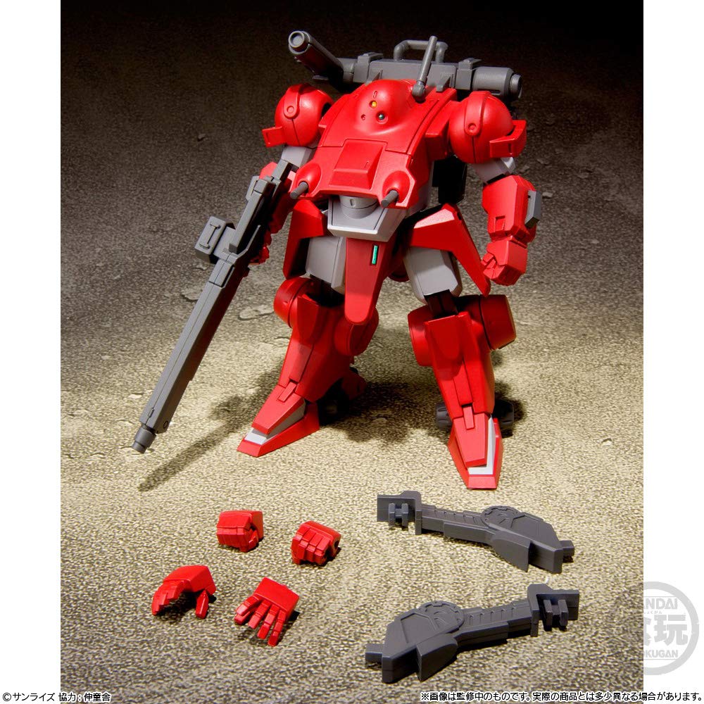 Super Mini Plastic Blue Knight Belzerga Story Candy Trooper Votoms Blue Knight Belzerga Vol.4 (3 Pieces) Toy/Gum (Armored Story)