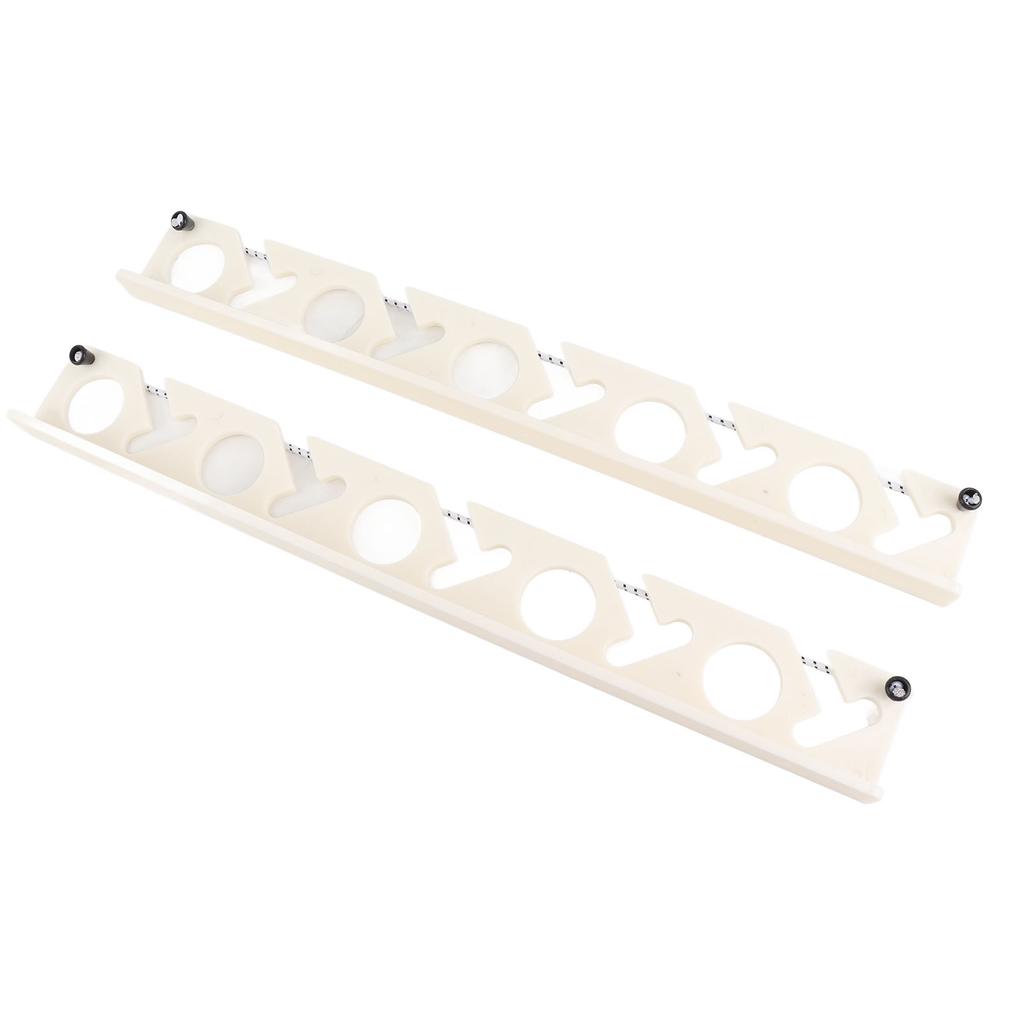 2Pcs 10 Hole Fishing Rod Racks Fishing Pole Wall Or Ceiling Storage Rack Holder Display Stand Wall Mount for Garage