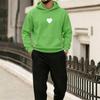 Men's Hawaiian Print Hooded Sweatshirt Casual Pullover