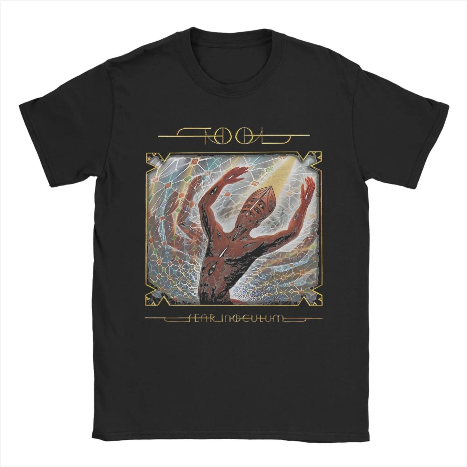 

Tool Band Rock T-Shirt Alternative Metal Awesome 100% Cotton Tees Crew Neck Short Sleeve T Shirts Gift Idea Tops S чёрный