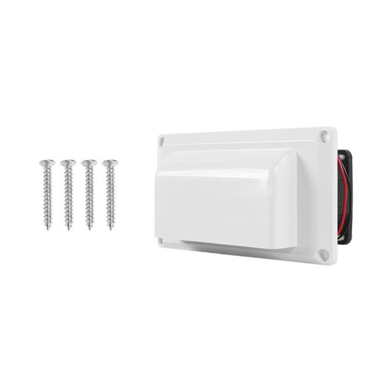Trailer Boat Side Ventilation Fan 12V High Speed Airflows System With Anti UV ABS Material For Marine Bathroom Warehouse