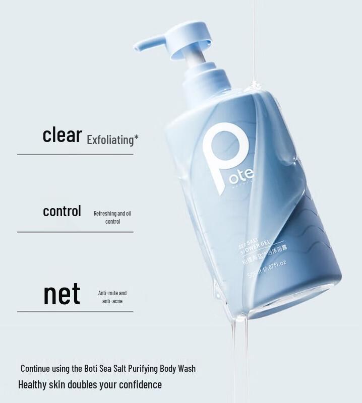 

Baitai Sea Salt Purifying Shower Gel 3-Pack