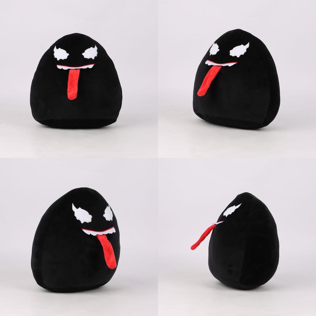 Venom Plush Soft Toy Comic Character Cuddly Pillow Black Color 26cm For Fans