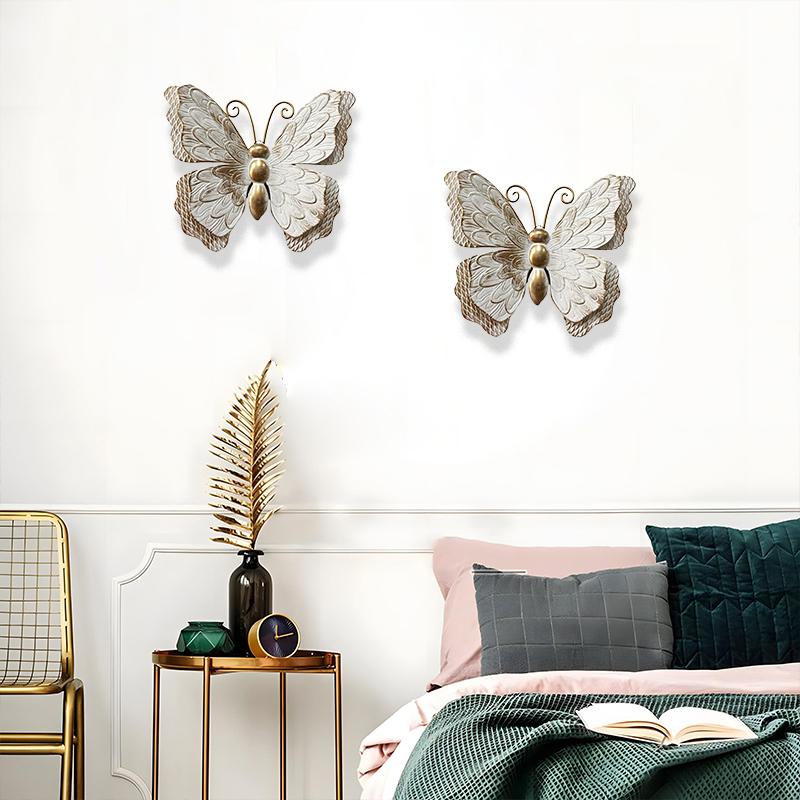 1PC/3PC Craft Hanging Ornaments European 3D Butterfly Wall Hanging Bedroom Wall Decoration Outdoor Use Multiple Options Available