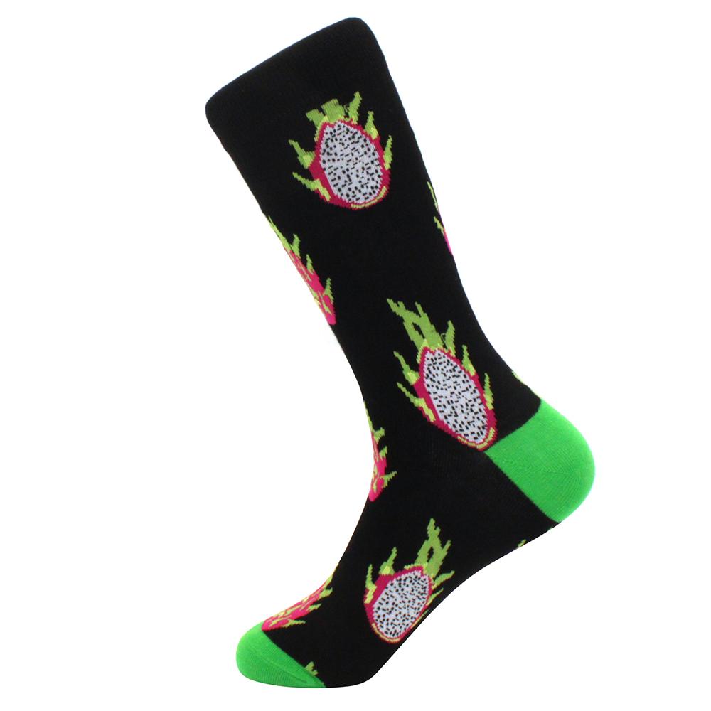 Fashion Funny Mens Socks Hip Hop Harajuku Kawaii Cartoon Cotton Socks Fruit Animal Beer Food Happy Casual Socks Gifts for Men