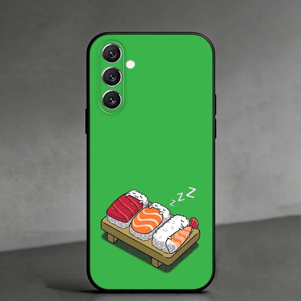 L-Interesting cartoon minimalism Phone Case For Samsung Galaxy A91,80,73,72 ,71,53,52,32 ,31,22,21s,20,Soft Black Case