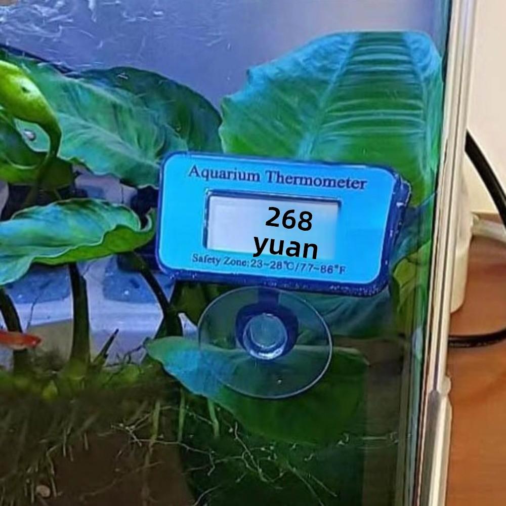 Suction Cup Mounting Aquarium Thermometer Water Temperature Meter Water Temperature Monitoring