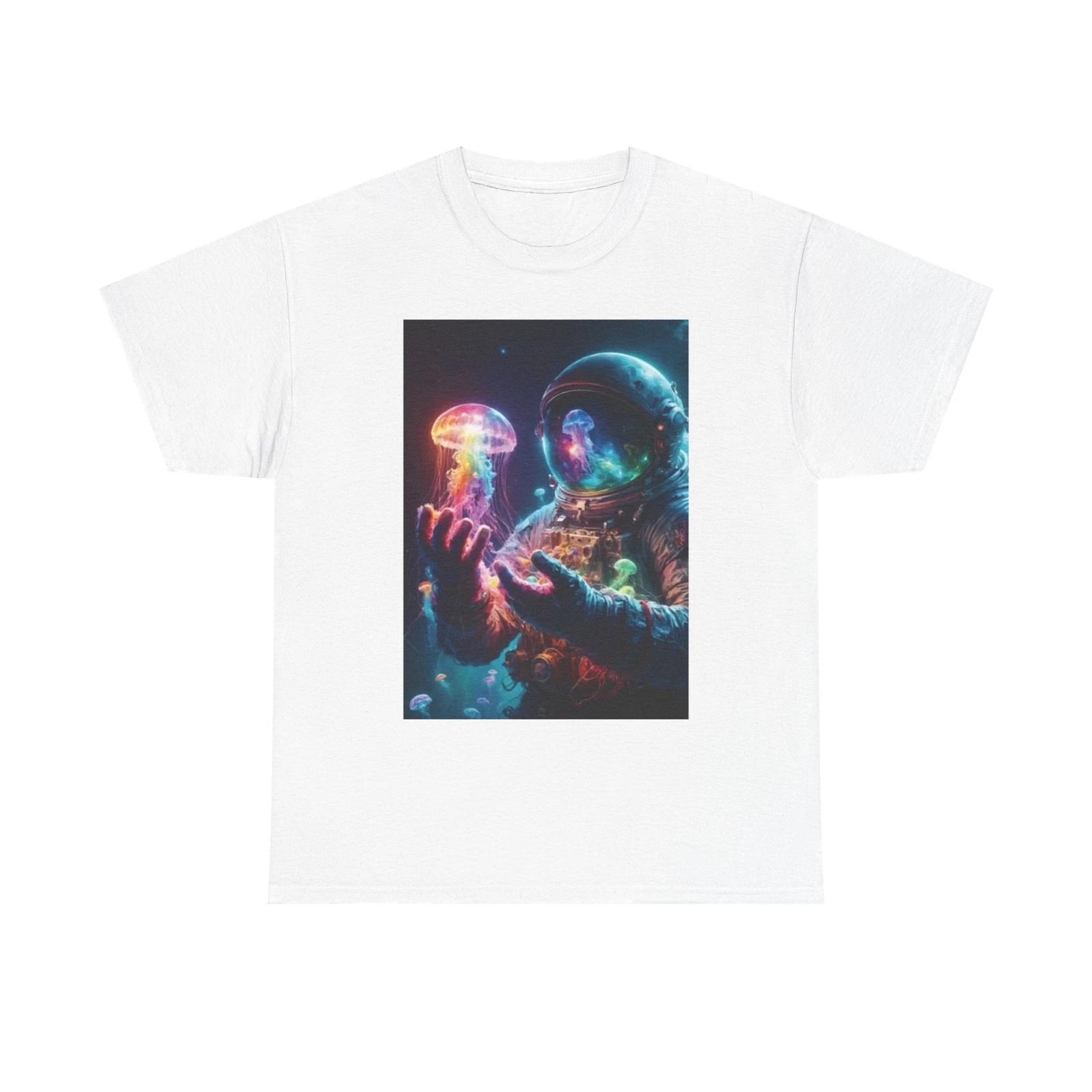 Men s and Women s T-shirts Mushroom Astronaut Graphic M
