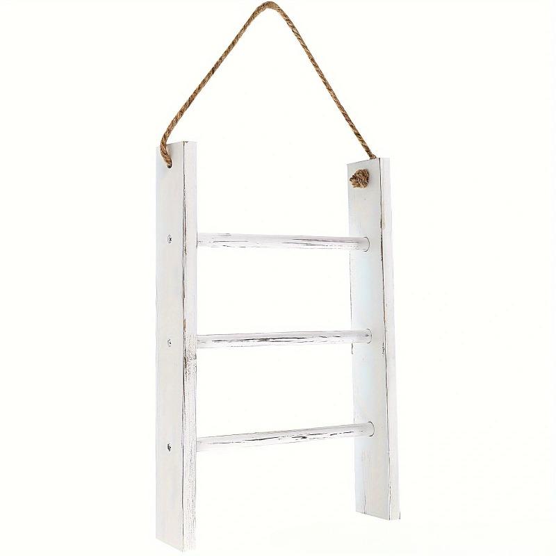 Vintage Wall Towel Rack Wooden Towels Holder Floating Bathroom Towels Racks Modern Hanging Towel Holders Bathrooms Accessories