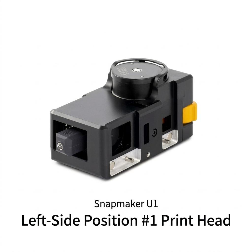 Snapmaker U1 3D Printer Print Head Left 1 & Right 2/3/4 Original Hotend 0.4mm Nozzle 300.C SnapSwap Quick Swap Replacement Snapmaker