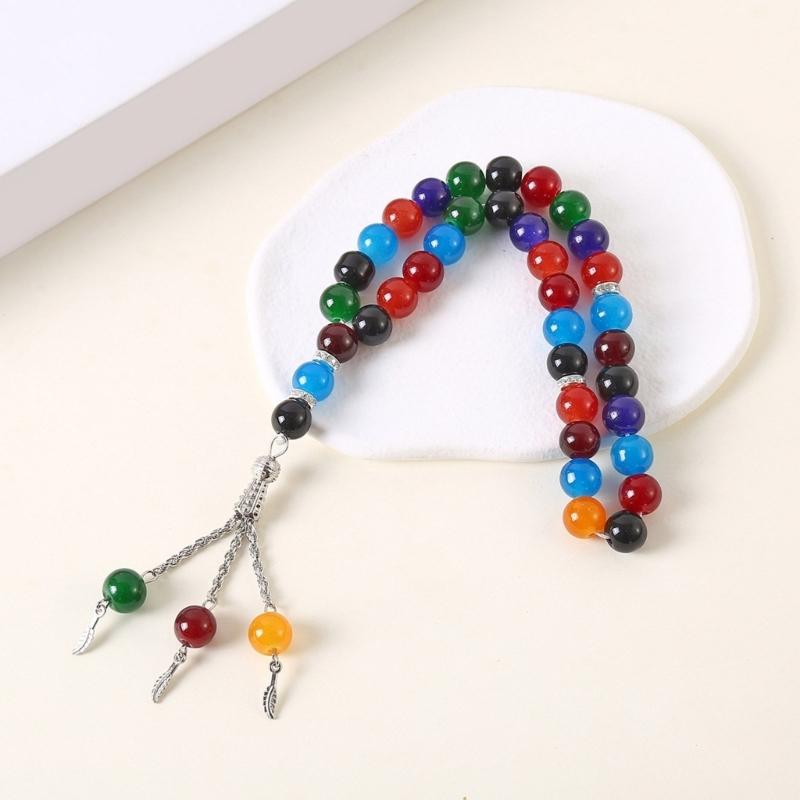 Finger Beads Rosary Bracelet Islamic Prayer Bracelet Beads Bracelet Religious Jewelry Fashion Wrist Jewelry for Daily