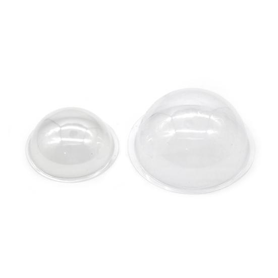 10Pcs 9/12/16cm Hemisphere Dome Covers Globe Half Round Clear Bottle Dust-proof Protective Cover DIY Making Handicraft Transparent PVC Plastic
