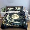 Mystical Owl In Moonlit Forest Bedding Duvet Cover Set  (1*Duvet Cover 2*Pillowcases, Without Duvet Insert)