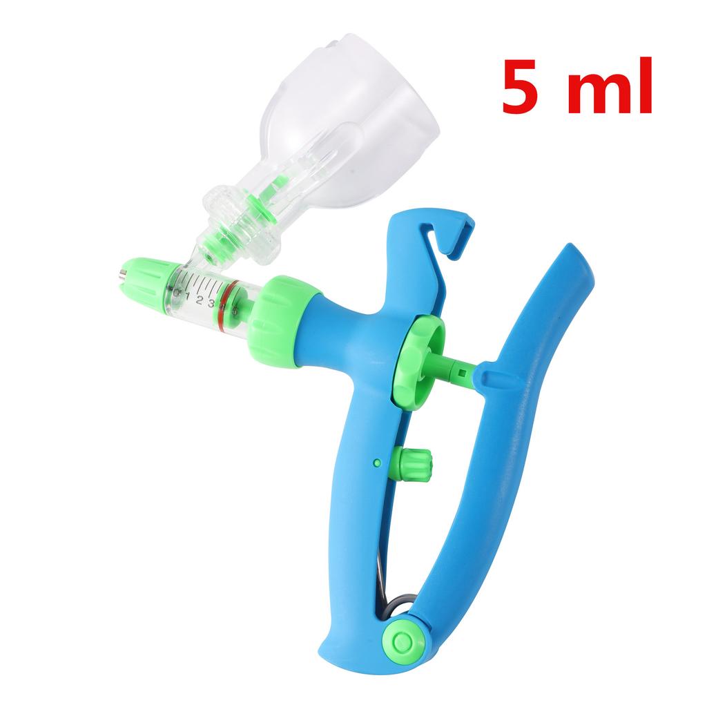 2/5/10ml Syringe Veterinary Continuous Injector Vaccine Injection Poultry Adjustable Automatic For Chicken Duck Pig Cow Sheep