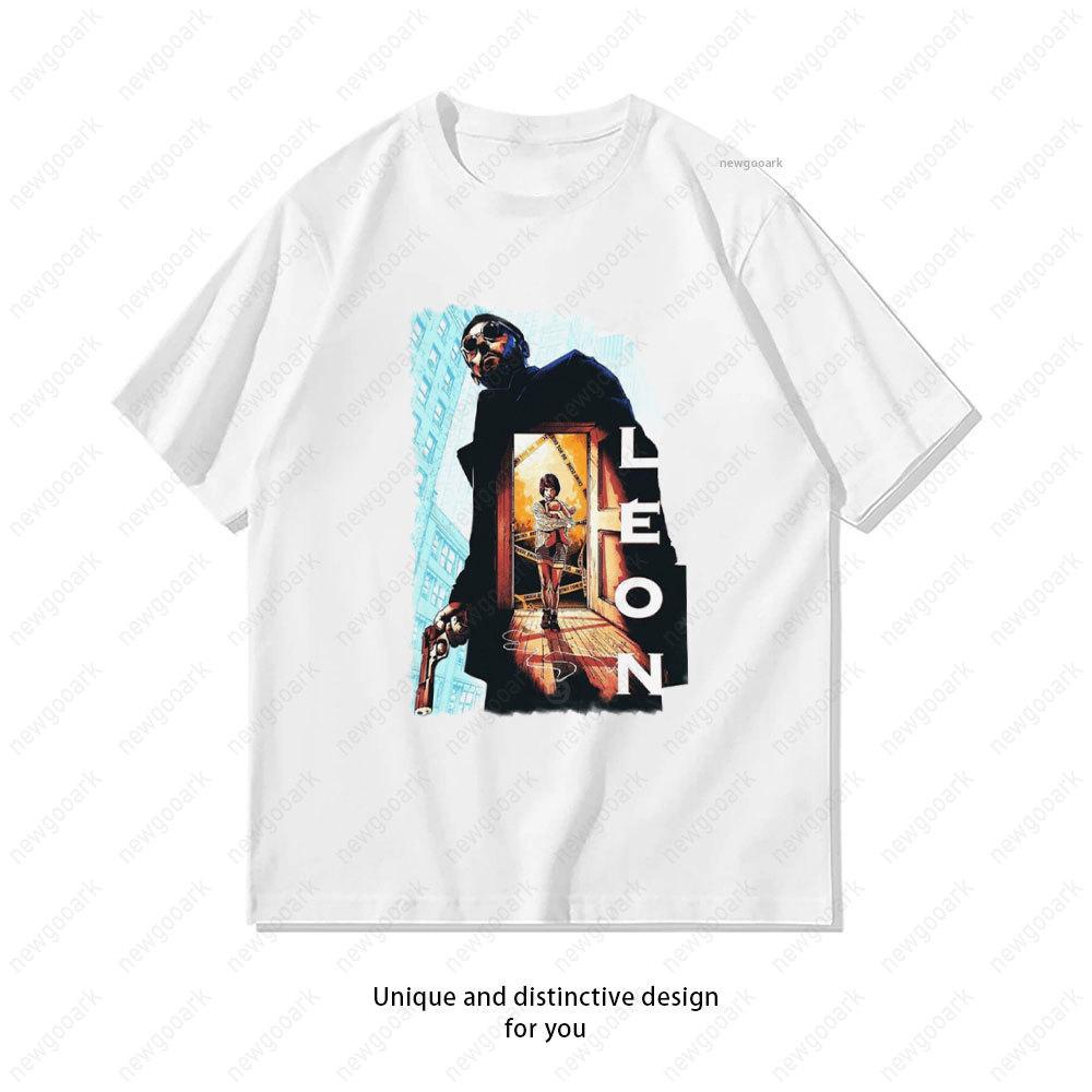 Leon The Professional T Shirt Women Unisex Casual Cotton Printed T Shirts Creative Streetwear Camisetas Tops Tee Shortsleev