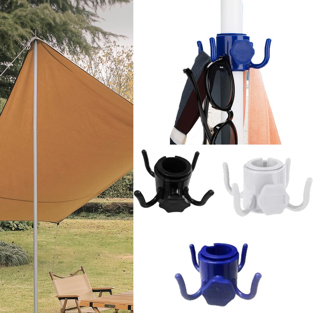 Outdoor Beach Umbrella Hooks Hanger Sun Umbrella Storage Holder Garden Umbrella Camping Canopy Pole Hook Tent Hook Holder Clip