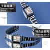 Square Watch Women'S Simple Temperament Niche Design Student Bamboo Belt Light Luxury Women'S Watch