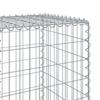 Gabion with Lid 500 X 50 X 150 Cm Galvanized Steel