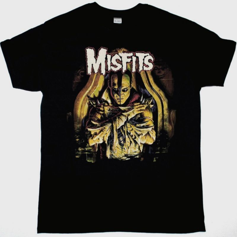 Misfits Pushead Vampire Graphic Unisex 100Cotton Shirt 2026 Summer New Unisexs Y2k Rock Gothic Style Fashion Streetwear Tshirt
