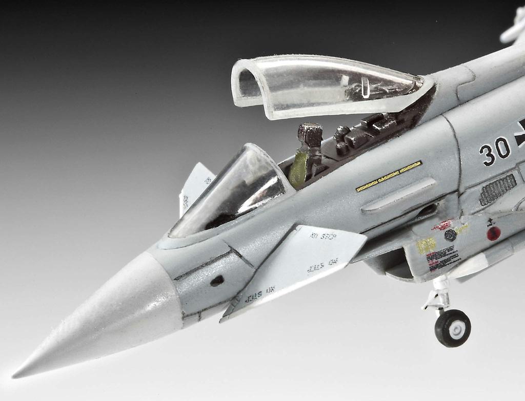 Deutscher Revell Eurofighter Typhoon Plastikmodell 04282 1/144 Einsitzer