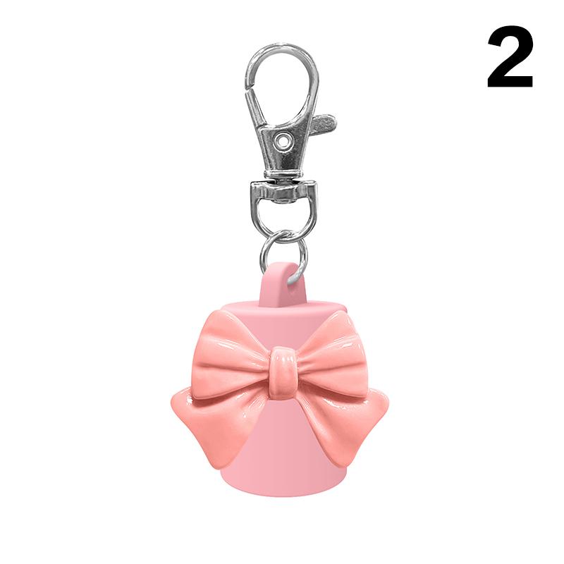 1 Stück Silikon Lipgloss Schlüsselanhänger Kappen für Frauen Reise Bequem Schönheitsprodukt Zubehör Reise Make-up Werkzeug Zubehör