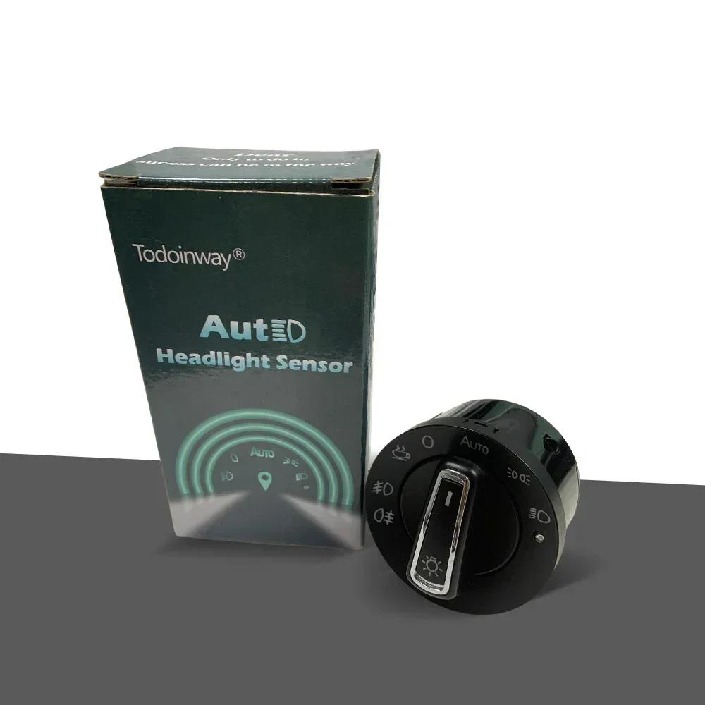 

Headlight Switch Button Fog Light Sensor Control Module For VW Tiguan MK1 Golf Jetta 5 6 Bora Passat B6 B7 CC Upgrade Interior for golf jetta 5 6