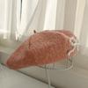 Cotton Pearls Bow Soft Hat Y2K Octagonal Brimless Hat Simple Women Artist Hat  Autumn