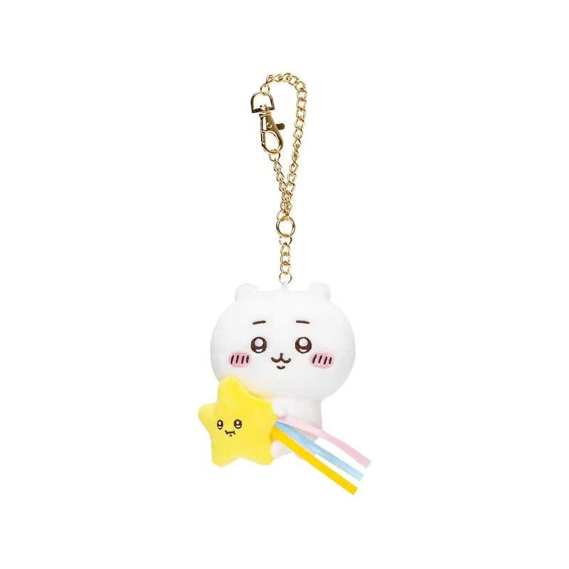 Chikawas Plush Doll Pendant Star Hugging Series Hanging Keychain Hachiware USAGI Cute Cartoon  Plush Doll Accessories Ornaments
