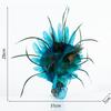 Christmas Tree Pendant Simulation Three-dimensional Feather Peacock DIY Accessory with Open Screen Blue and White Peacock Christmas Gift Set