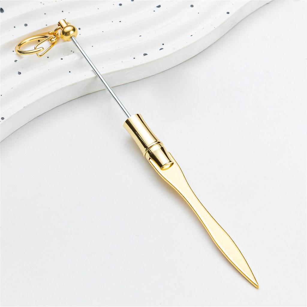 Korálkový otvírák na dopisy Kovový otvírák na dopisy s klipem na klíče Korálkový otvírák na obálky Dárek pro studenta učitele