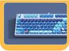 Moa Theme 87-Key Wired Mechanical Gaming Keyboard – Cute PBT Design for Office or E-sports