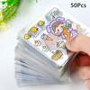 10/20/50Pcs Waterproof PVC Stickers DIY Scrapbook Decor Cute Patterns Phone Water Bottle Decor Scrapbook Decor Transparent